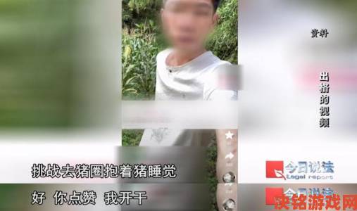 网红博主与猪猪同居日常引发争议人畜亲密界限到底在哪里